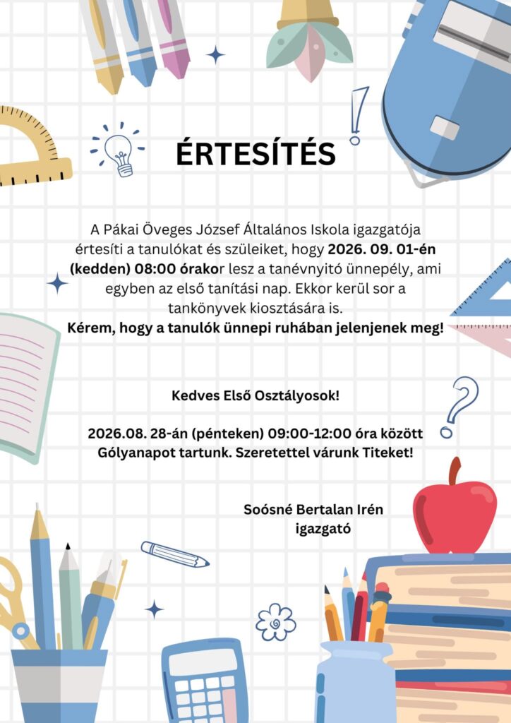 Értesítés